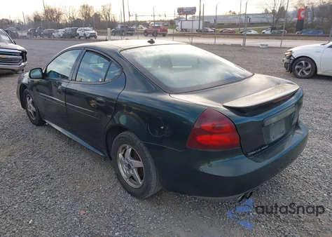 2004 Pontiac Grand Prix Gt2 from USA, damaged, VIN 2G2WS542341319016